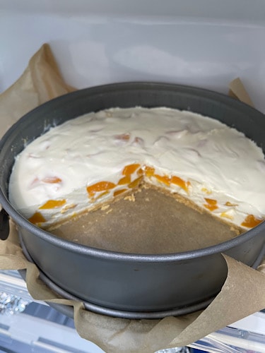 Pfirsichtorte